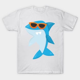 Cute Shark, Cool Shark, Shark With Sunglasses T-Shirt